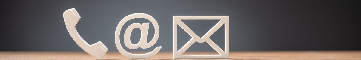 Contact Us Office Inbox Email Concept Icons